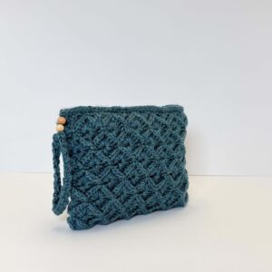 Handmade Crochet Zipper Pouch