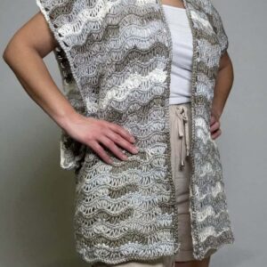Neutral Drop Stitch Cardigan M/L