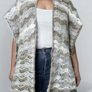 Neutral Drop Stitch Cardigan M/L