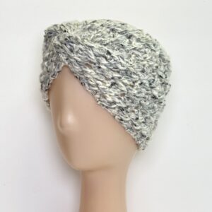 Speckled Crochet Twist Ear Warmer