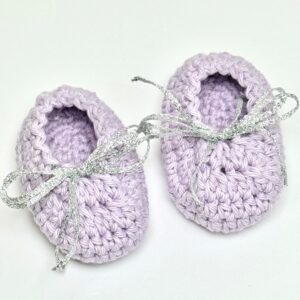 Crochet Baby Ballerina Shoes